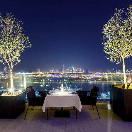 Al Bandar Rotana - Dubai Creek Hotel Exterior foto View from the rooftop bar