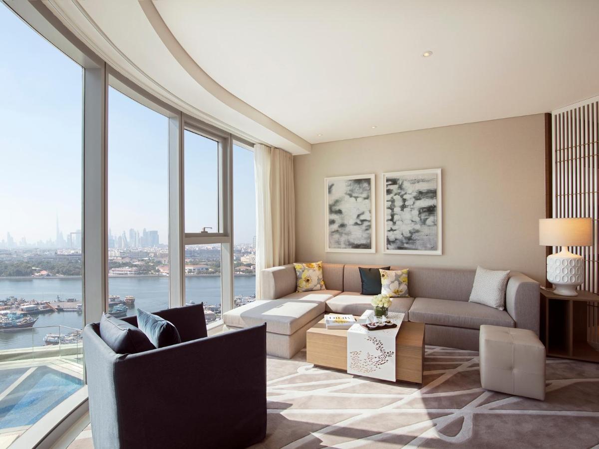 Al Bandar Rotana - Dubai Creek Hotel Exterior foto A living room at the Address Downtown